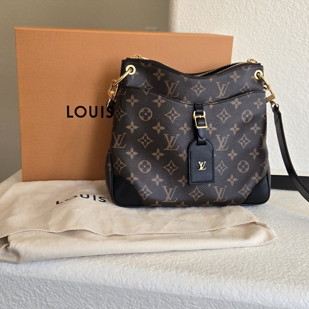 Louis Vuitton Odeon PM Monogram Canvas Noir Crossbody Bag